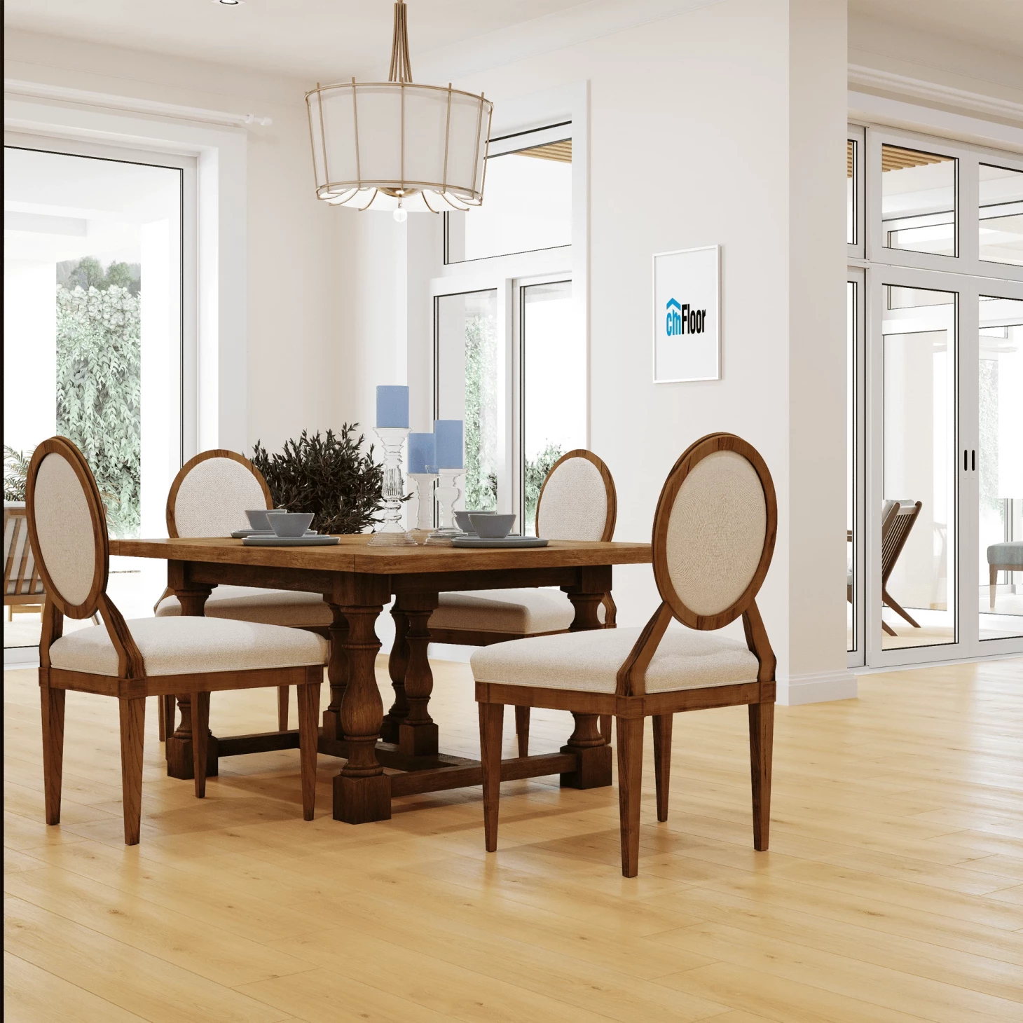 SPC плитка для пола Дуб Орегон (1220*180*4 мм) — купить в Рубцовске