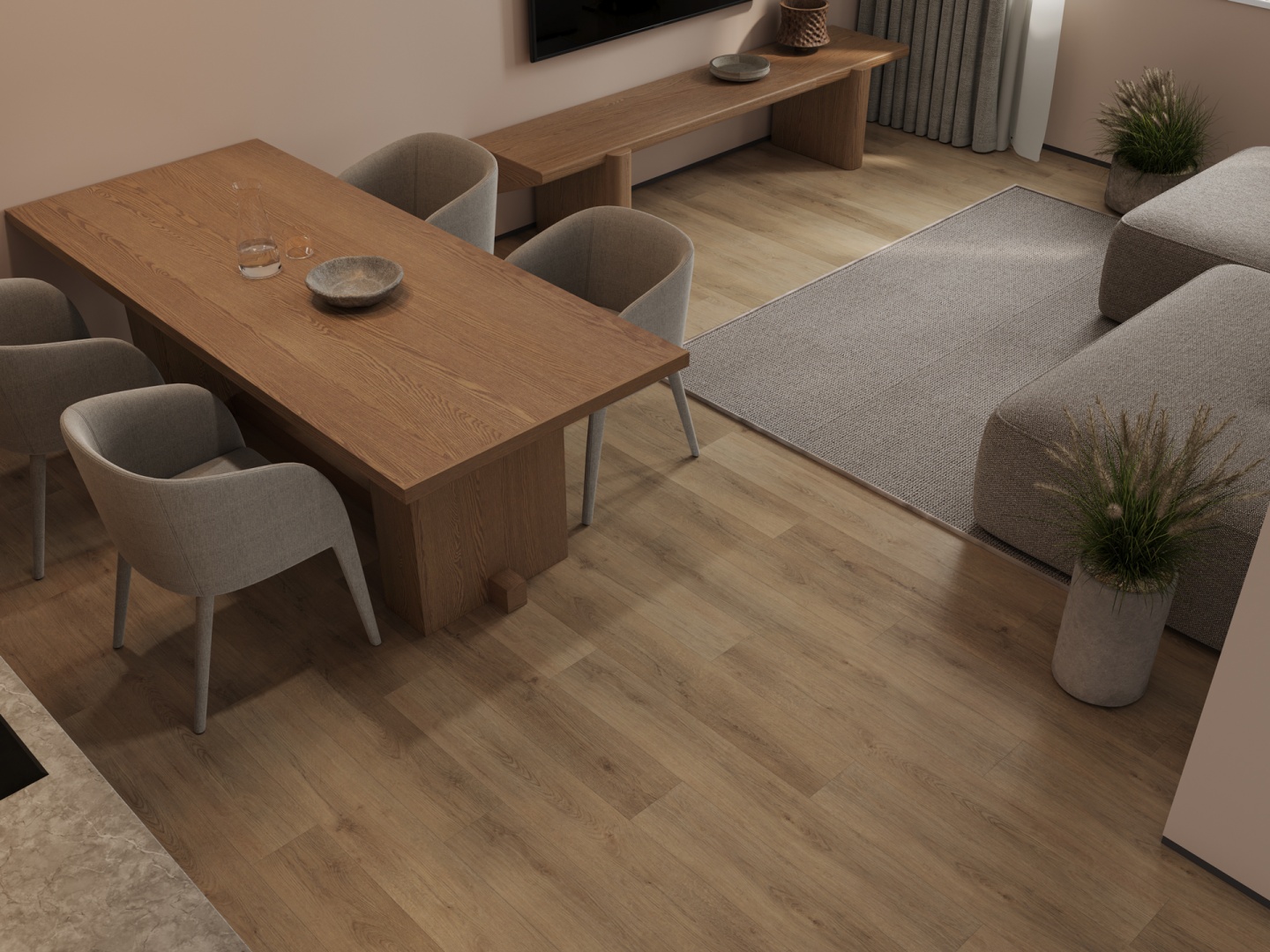 Кварцвиниловая плитка LVT "Alpine Floor" ДУБ РЕЙСДАЛ (1219*184*3 мм) — купить в Рубцовске