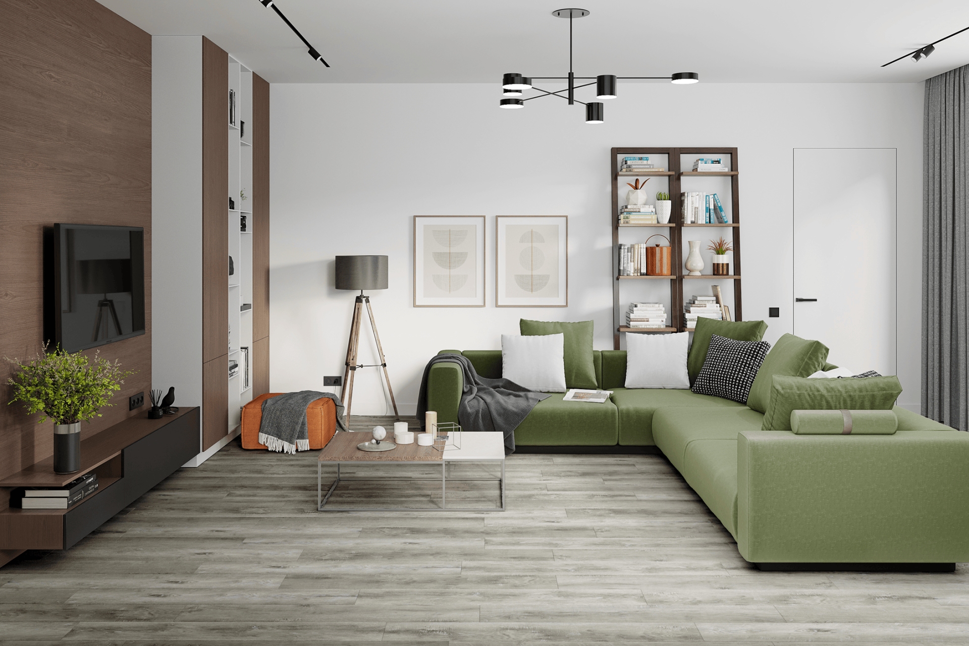 SPC ламинат «Damy Floor» Дуб Рустикальный Серый (1220*180*4 мм) — купить в Рубцовске