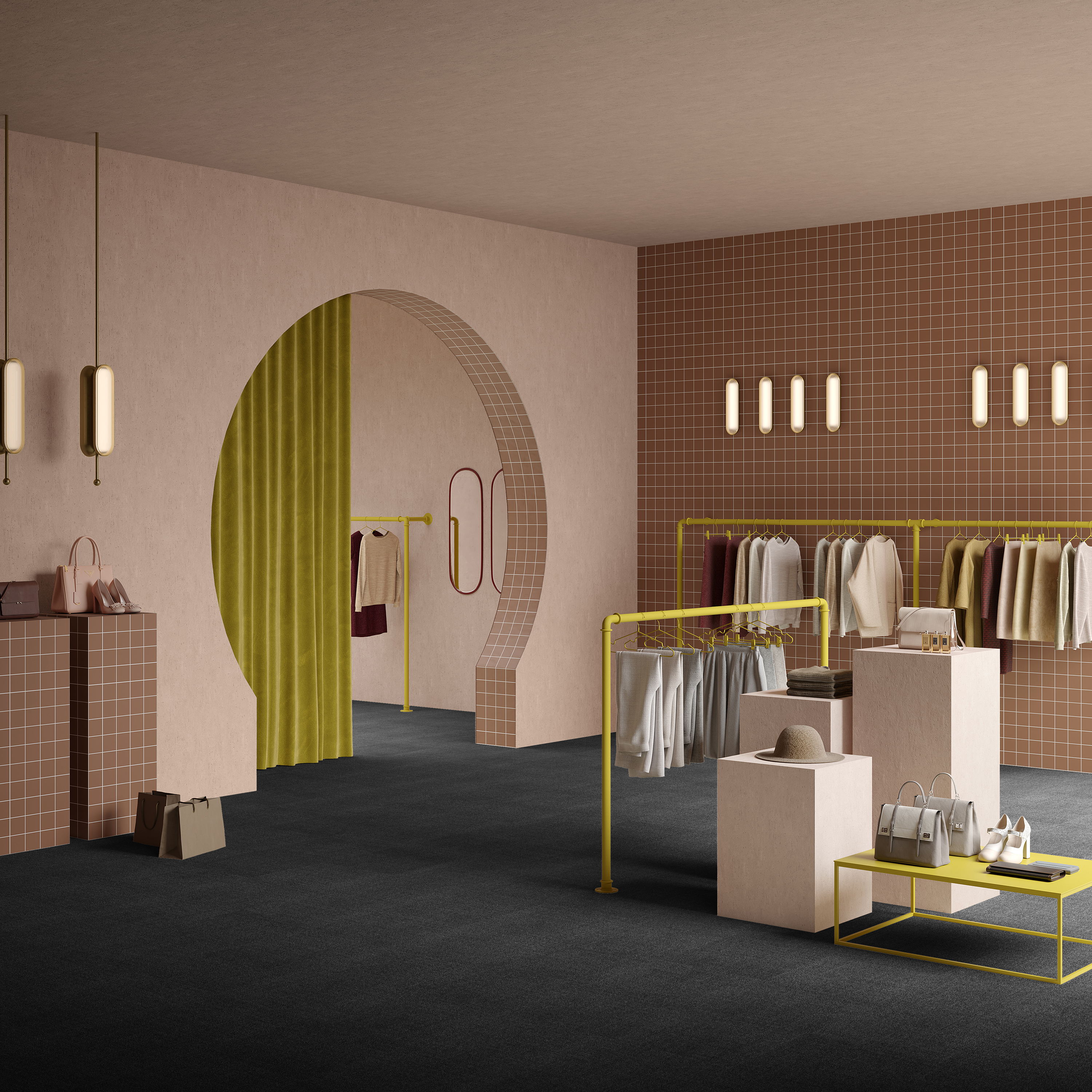 Ковровая плитка Mantra Tile 99 (500*500*6 мм) — купить в Рубцовске