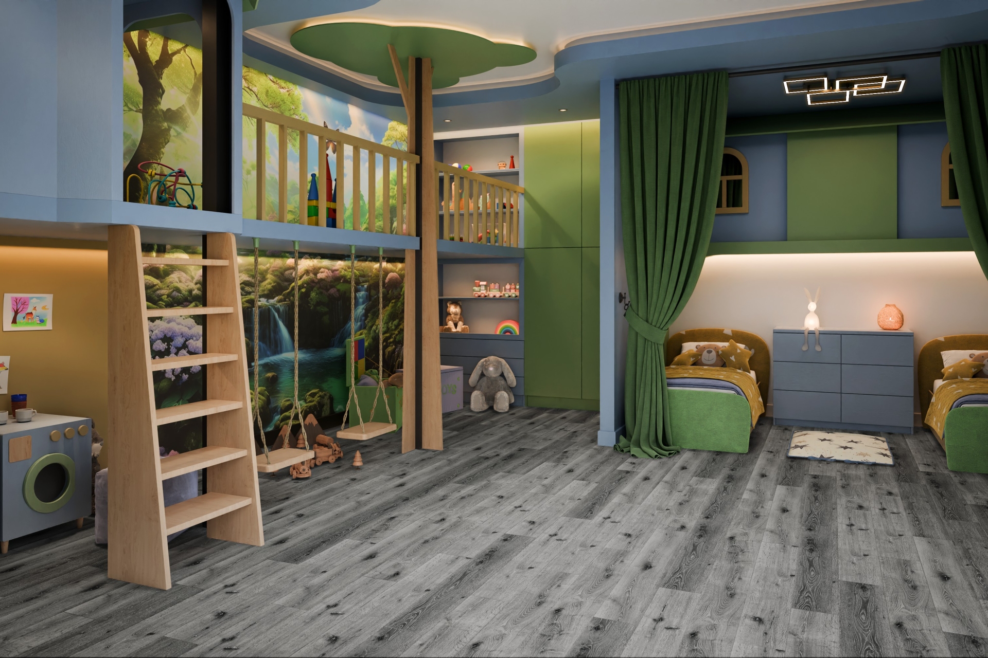 SPC ламинат «Damy Floor» Дуб Сильвер (1220*180*4 мм) — купить в Рубцовске