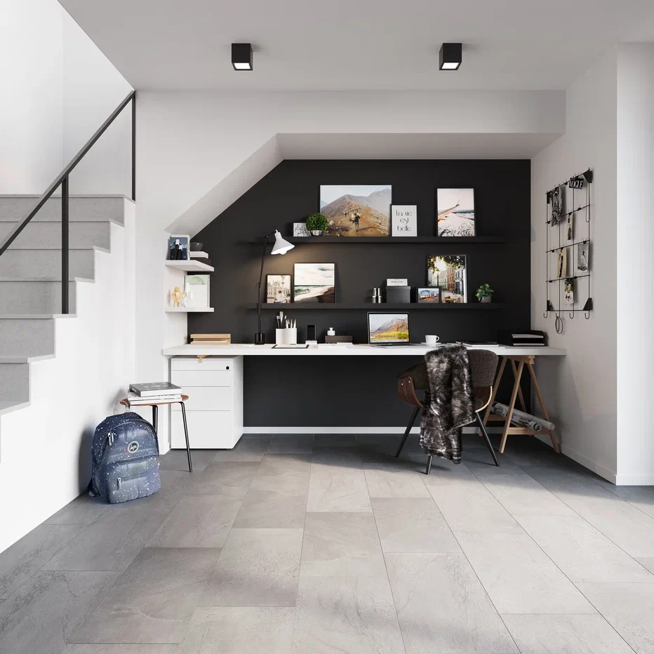 SPC ламинат "Invictus" Groovy Granite Steel (603*298*6мм) — купить в Рубцовске