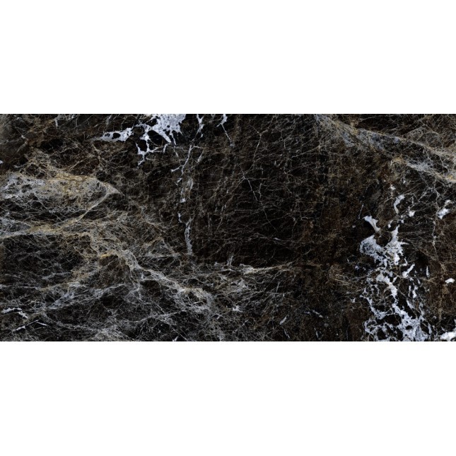 Керамогранит "Gresse" 600*1200 Simbel Carbon Чёрно-белый Мрамор — купить в Рубцовске