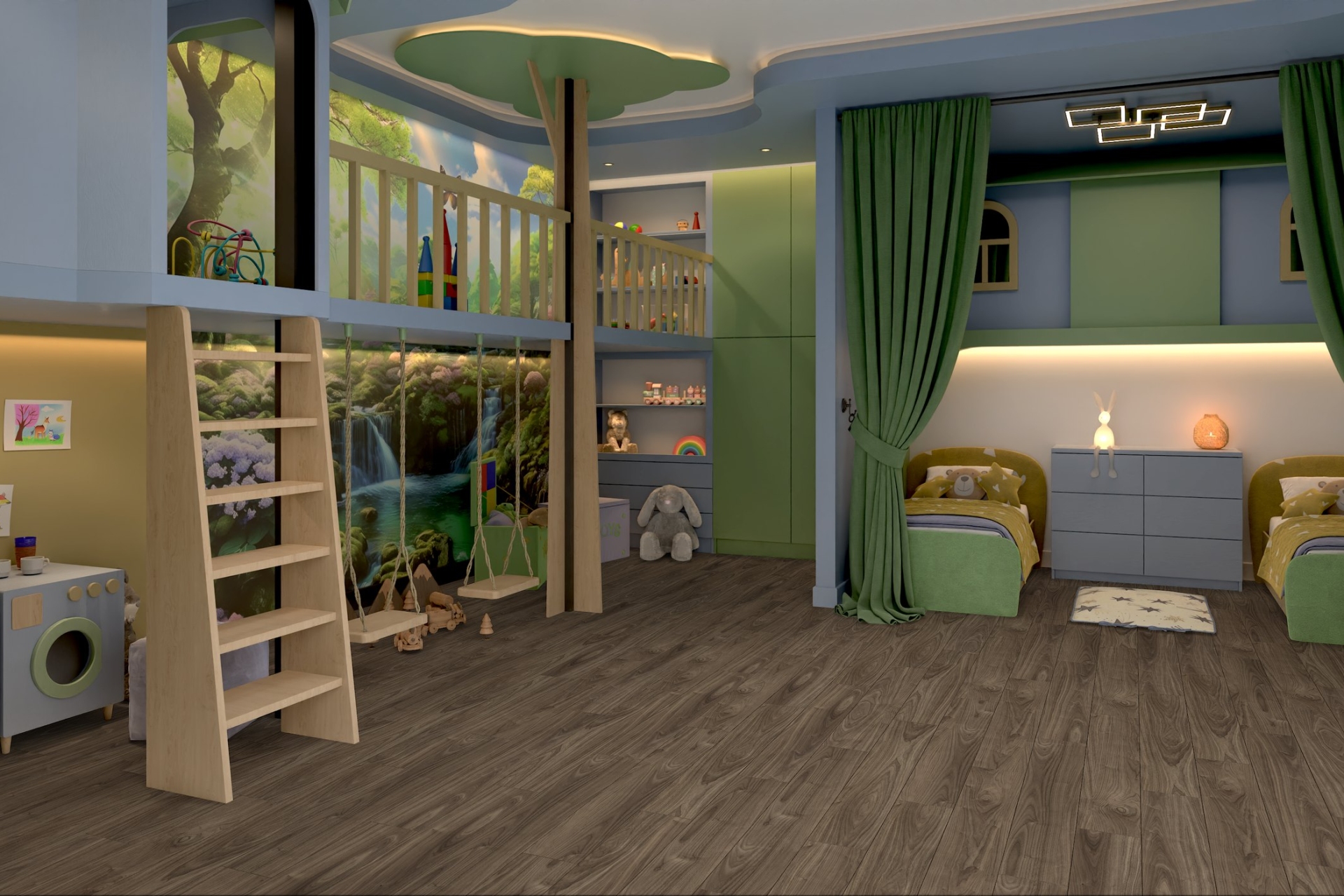 SPC ламинат «Damy Floor» Орех Американский (1220*180*4 мм) — купить в Рубцовске