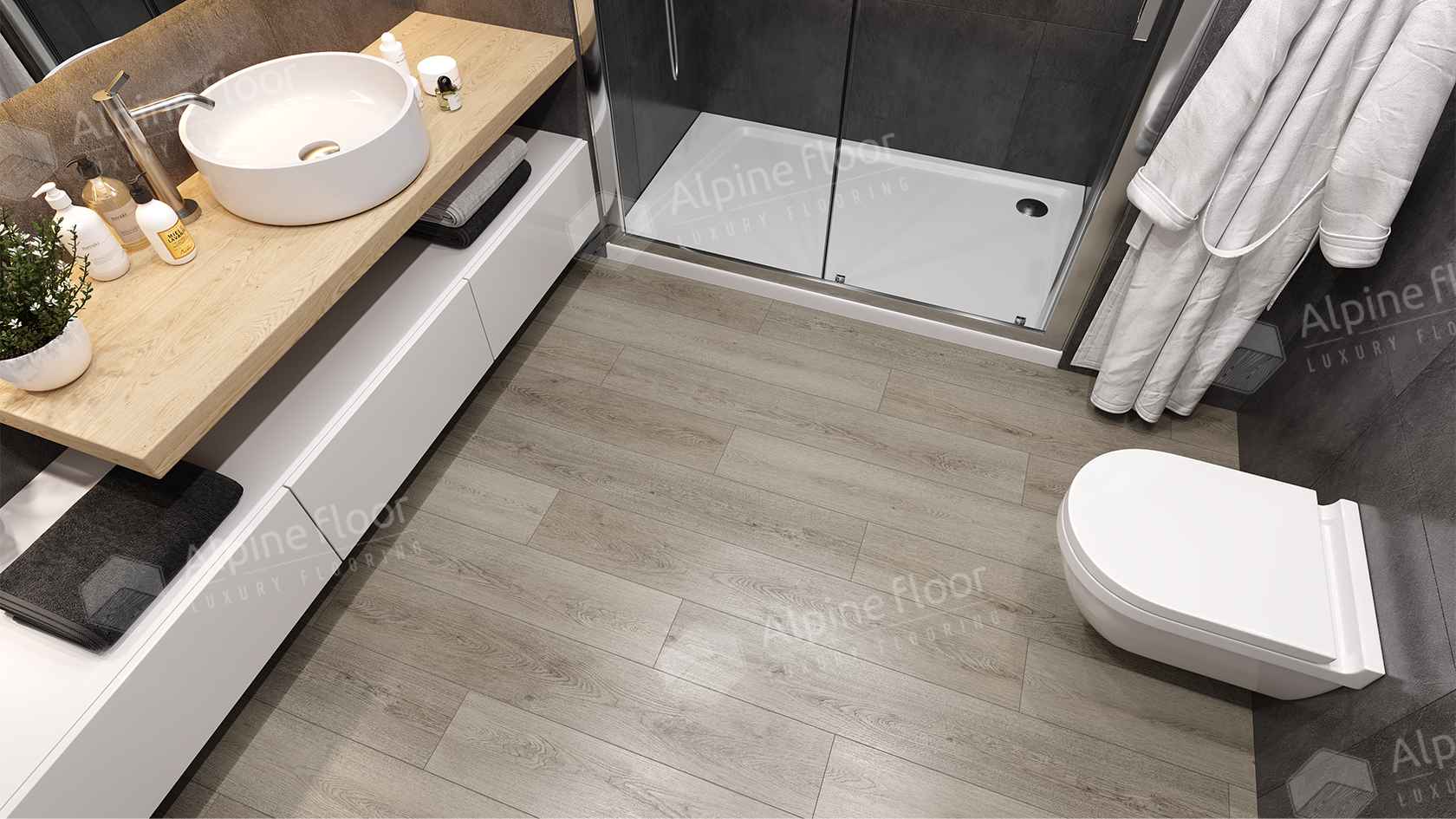 Кварцвиниловая плитка LVT "Alpine Floor" Мета (1219,2*184,15*2,5 мм) — купить в Рубцовске
