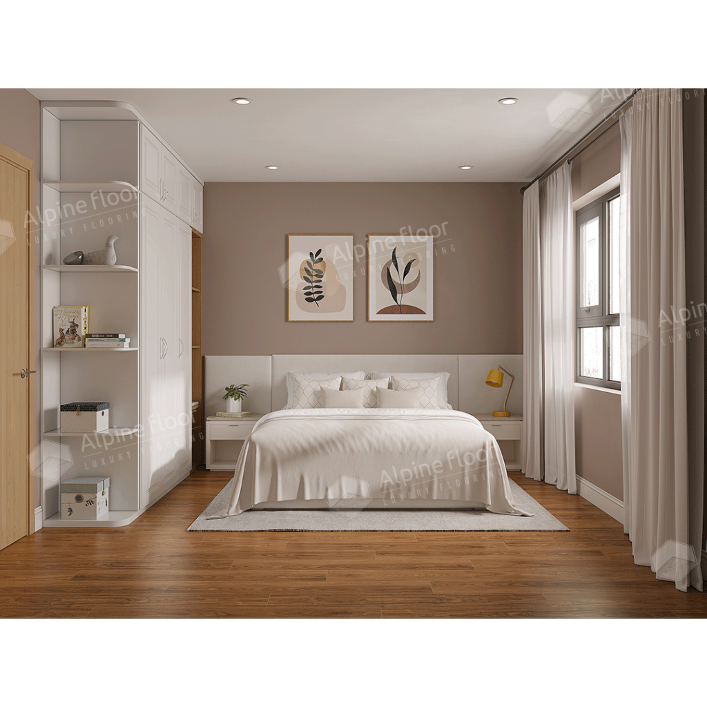SPC ламинат "Alpine Floor" Орех Маррон Классик (1220*183*4 мм) — купить в Рубцовске