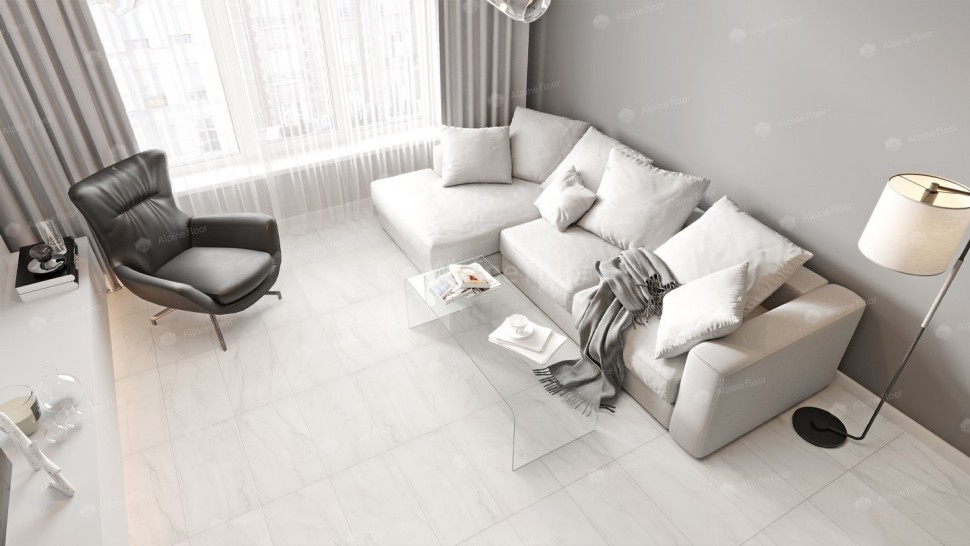 Виниловая плитка "Alpine Floor" Light Stone Брайс (608*303*2,5 мм) — купить в Рубцовске