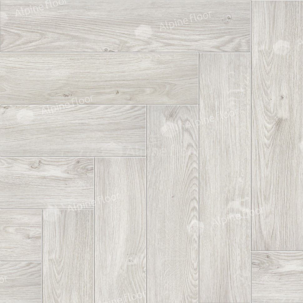 Виниловая плитка "Alpine Floor" Parquet LVT Снежный (590*118*2,5 мм) — купить в Рубцовске