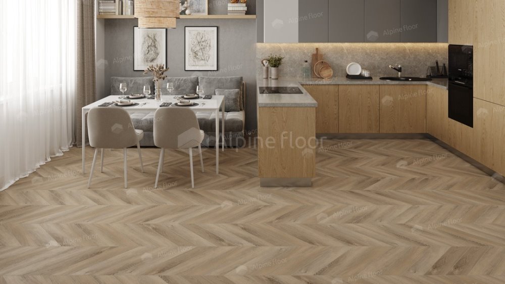 LVT плитка "Alpine Floor" Дуб Синистра (555*127*2,5 мм) — купить в Рубцовске