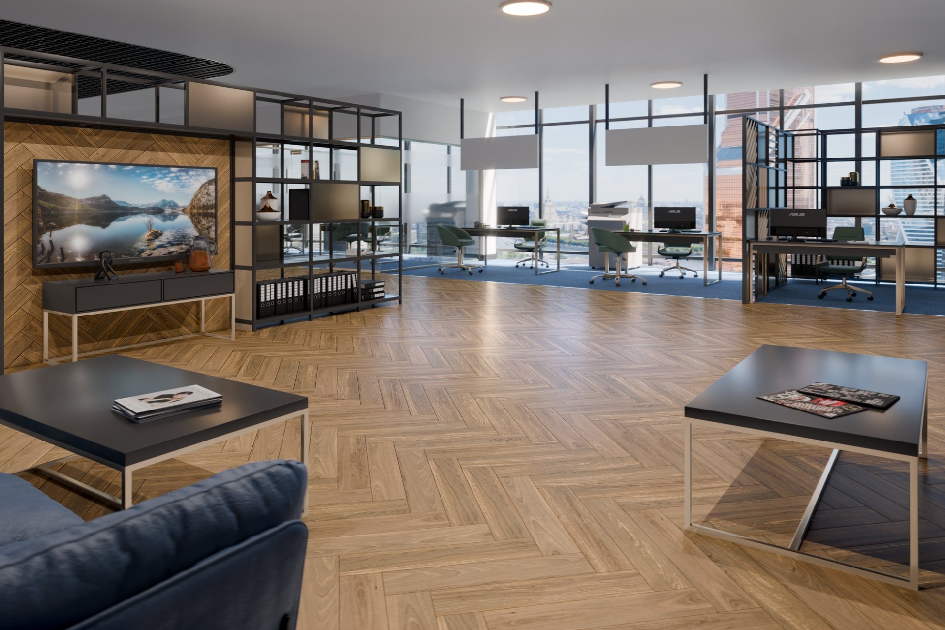 Инженерный паркет «Damy Floor» Натуральный (укладка елочкой) — купить в Рубцовске