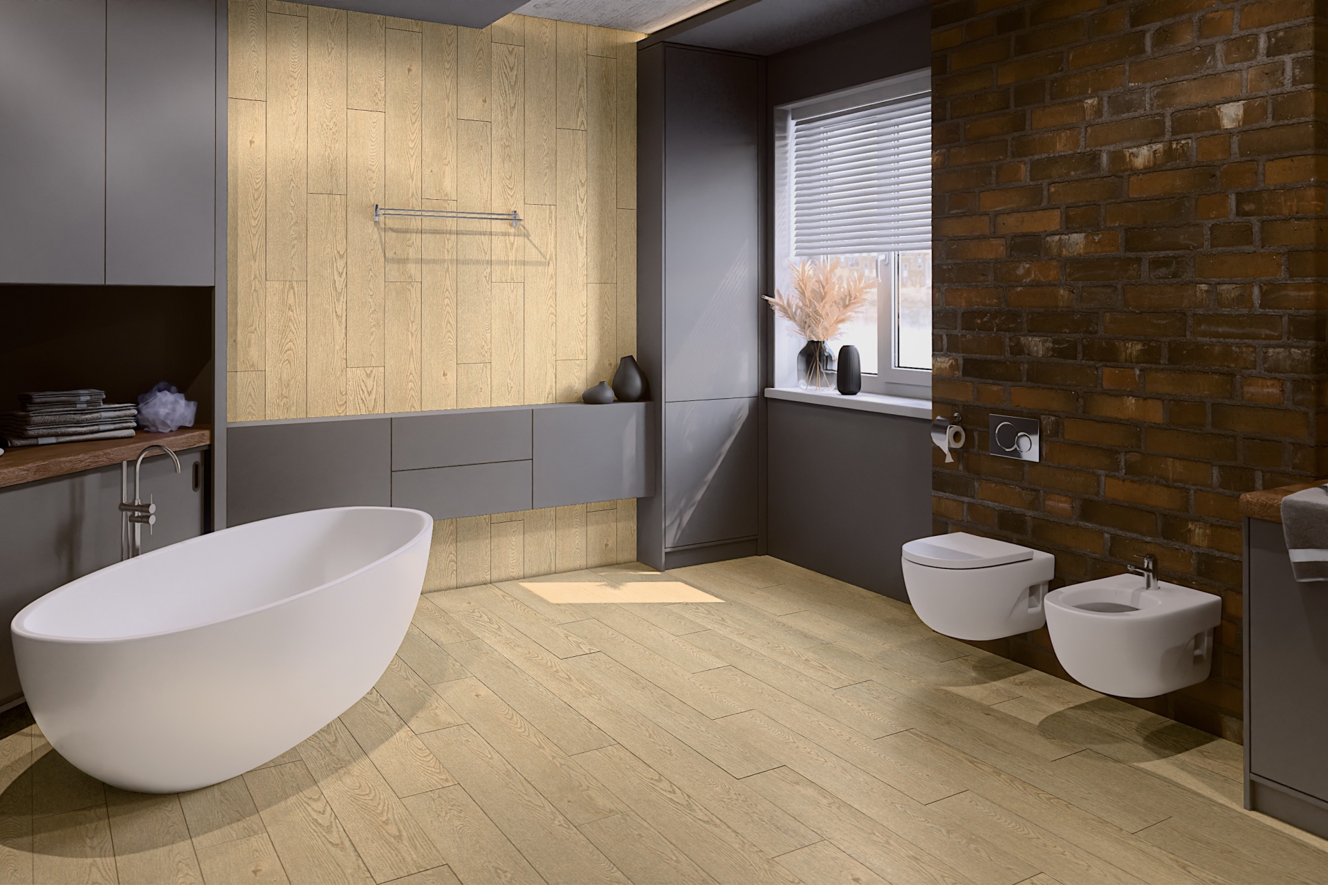 SPC ламинат «Damy Floor» Дуб Латте (1220*180*4 мм) — купить в Рубцовске