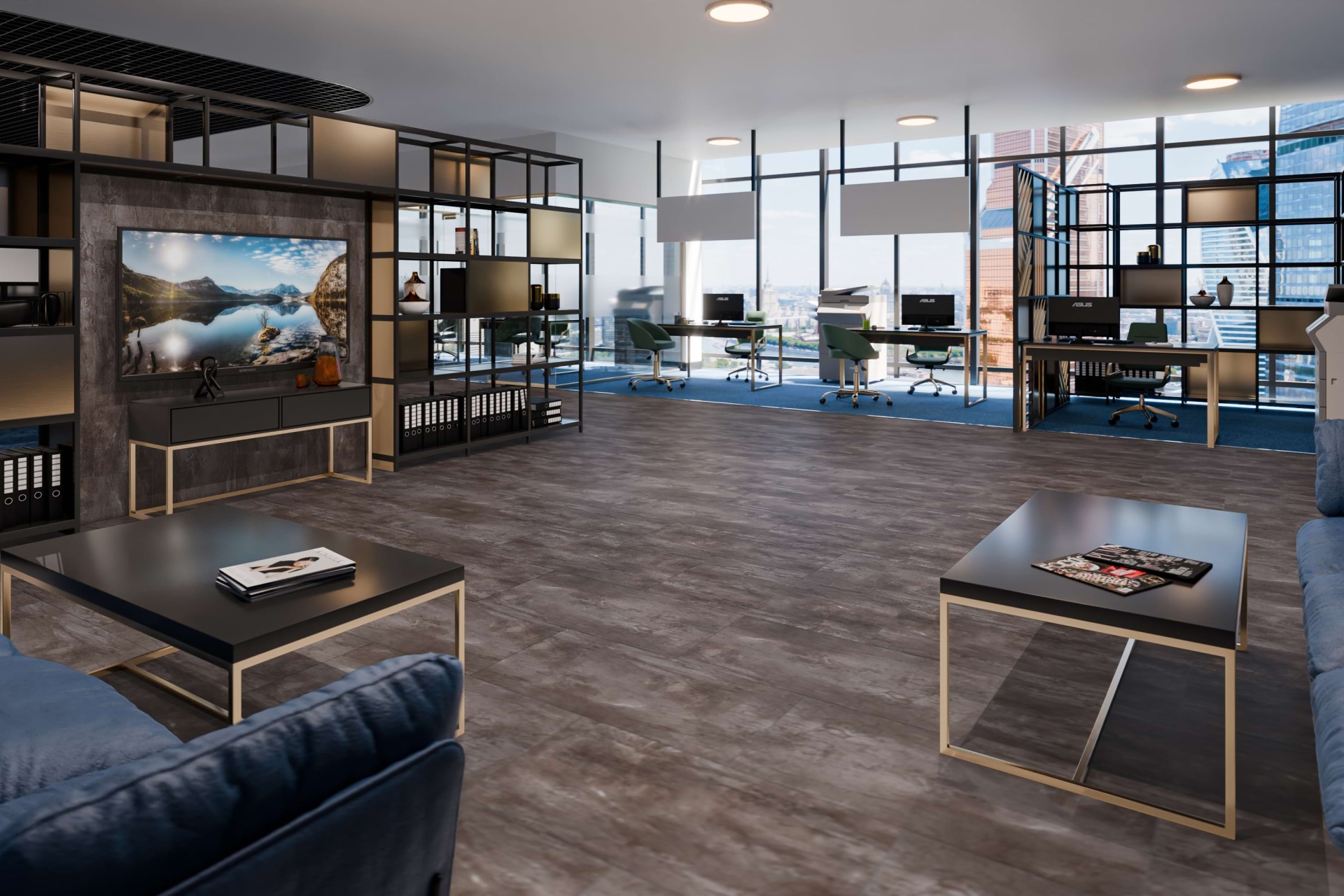 Усовершенствованная кварц-виниловая плитка «Damy Floor» Вайсхорн (912,4*455,2*2,5 мм) — купить в Рубцовске