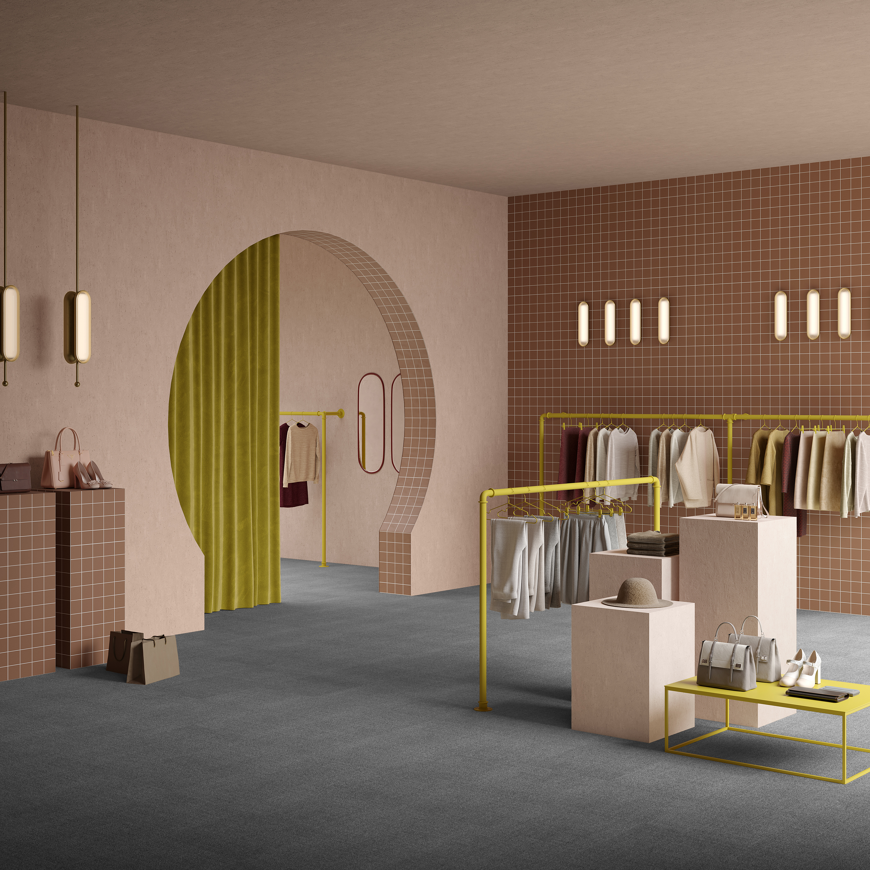 Ковровая плитка Mantra Tile 97 (500*500*6 мм) — купить в Рубцовске