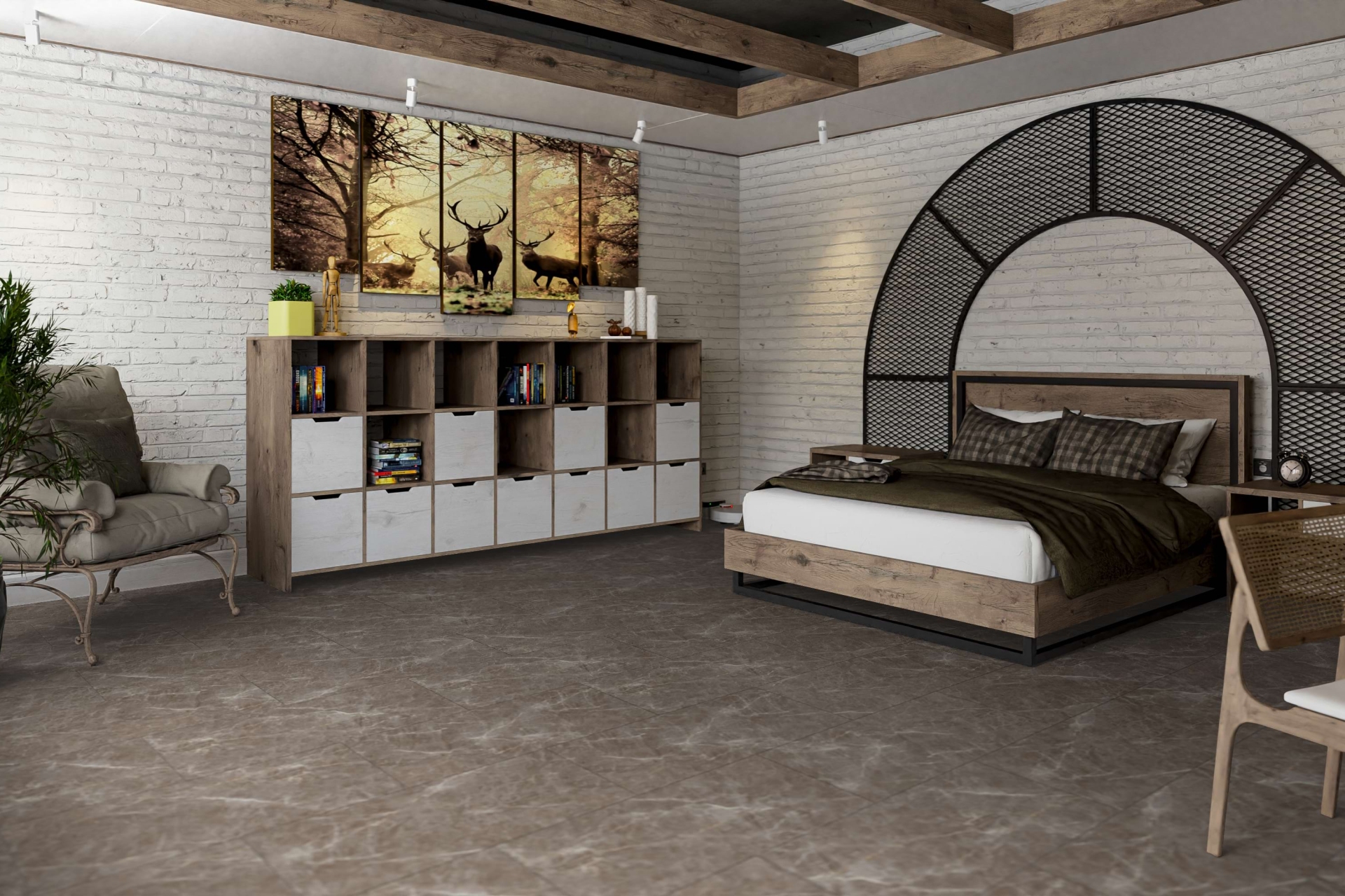 Усовершенствованная кварц-виниловая плитка «Damy Floor» Макалу (912,4*455,2*2,5 мм) — купить в Рубцовске