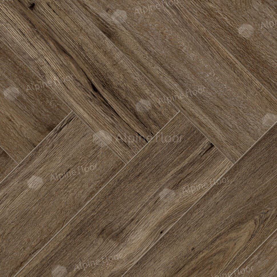 Ламинат "Alpine Floor" Herringbone Дуб Бордо (606*101*8 мм) — купить в Рубцовске