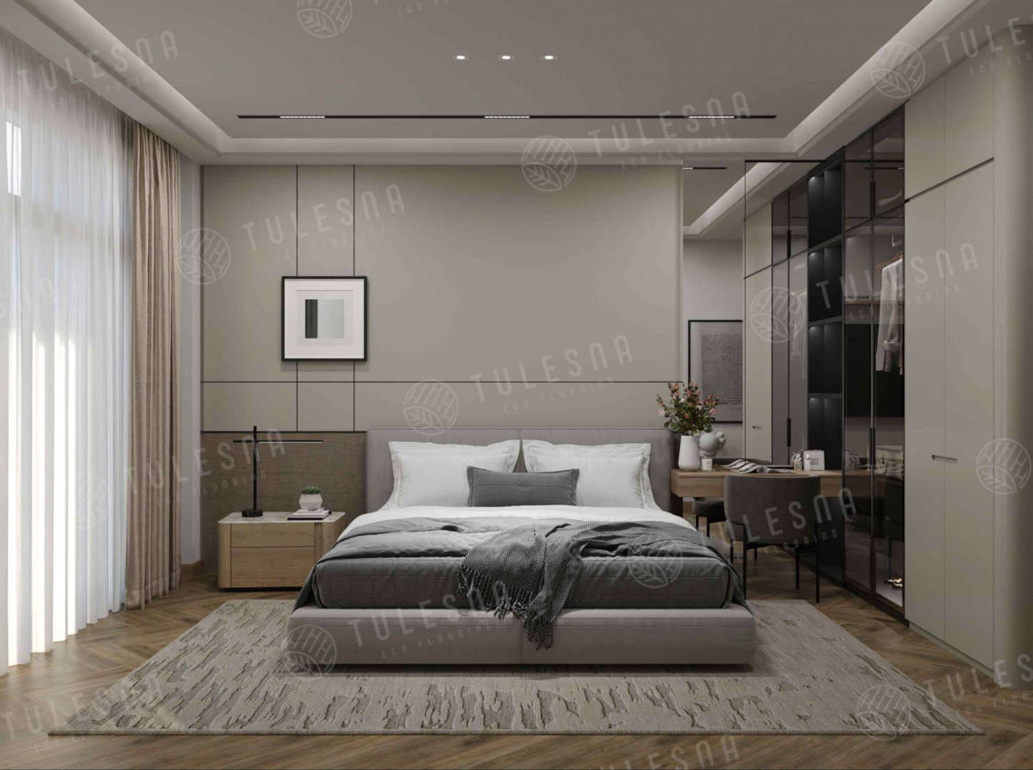 Кварцвиниловая плитка LVT "Tulesna"  Divino (590*118*2,5 мм) — купить в Рубцовске