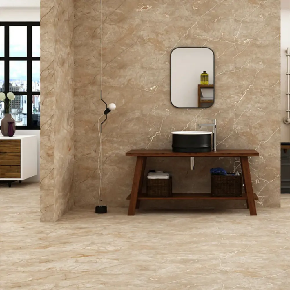 Керамогранит "Sonex" Mostaco natural карвинг 60x120см цвет светло-коричневый с прожилками — купить в Рубцовске