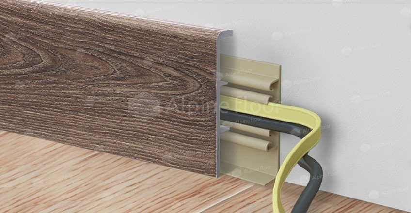 Напольный плинтус Rico Concept 80 Дуб фисташковый (2200*20*80 мм) — купить в Рубцовске