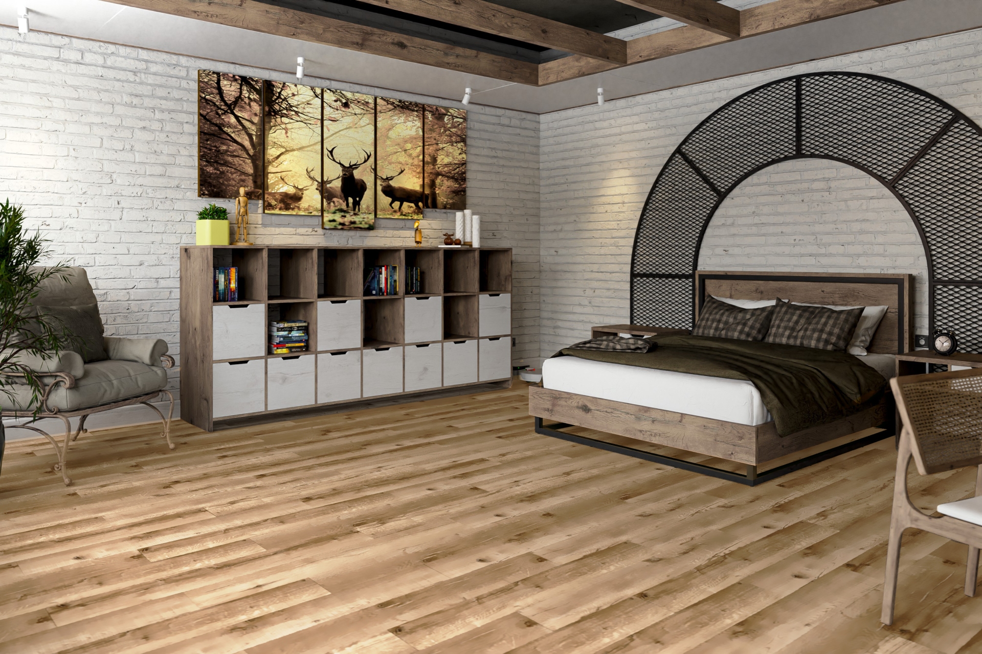 SPC ламинат «Damy Floor» Дуб Изысканный (1220*180*4 мм) — купить в Рубцовске