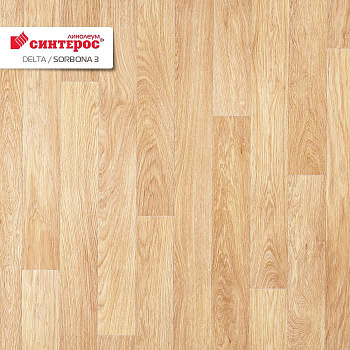 Линолеум бытовой "Синтерос" Delta Сорбона 3 (4м) — фото и характеристики